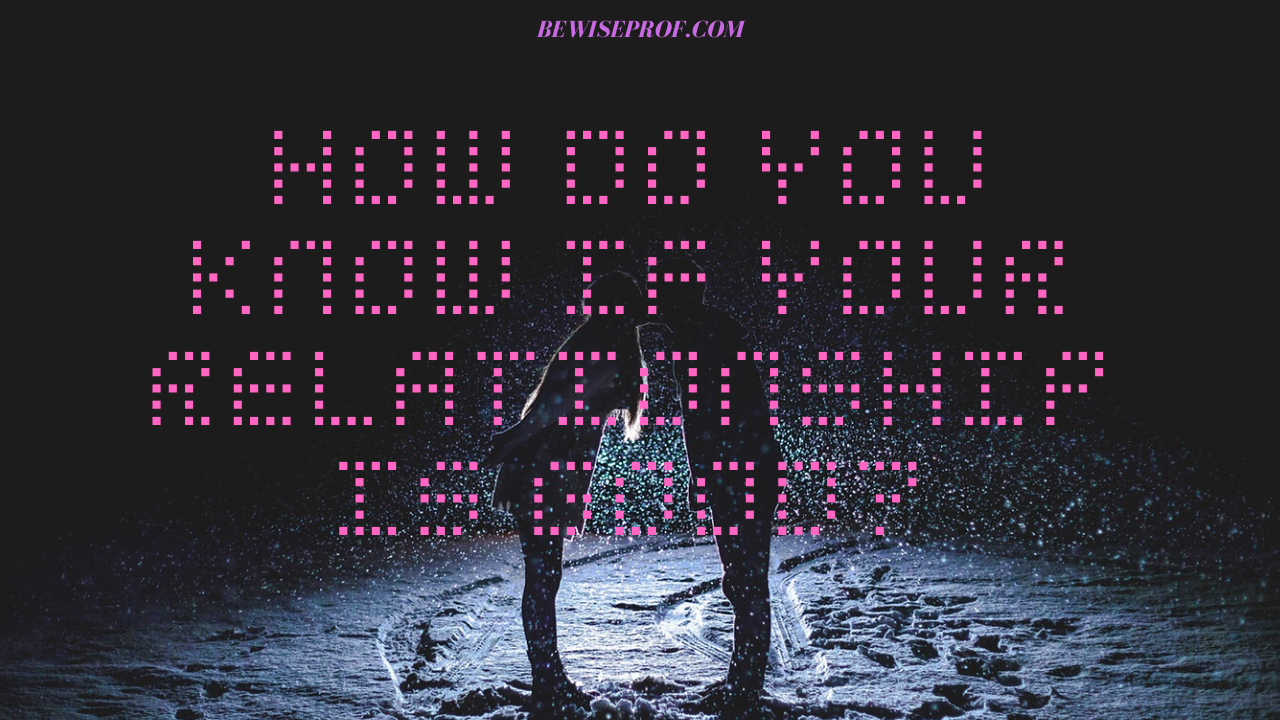 How do you know if your connection is very good?