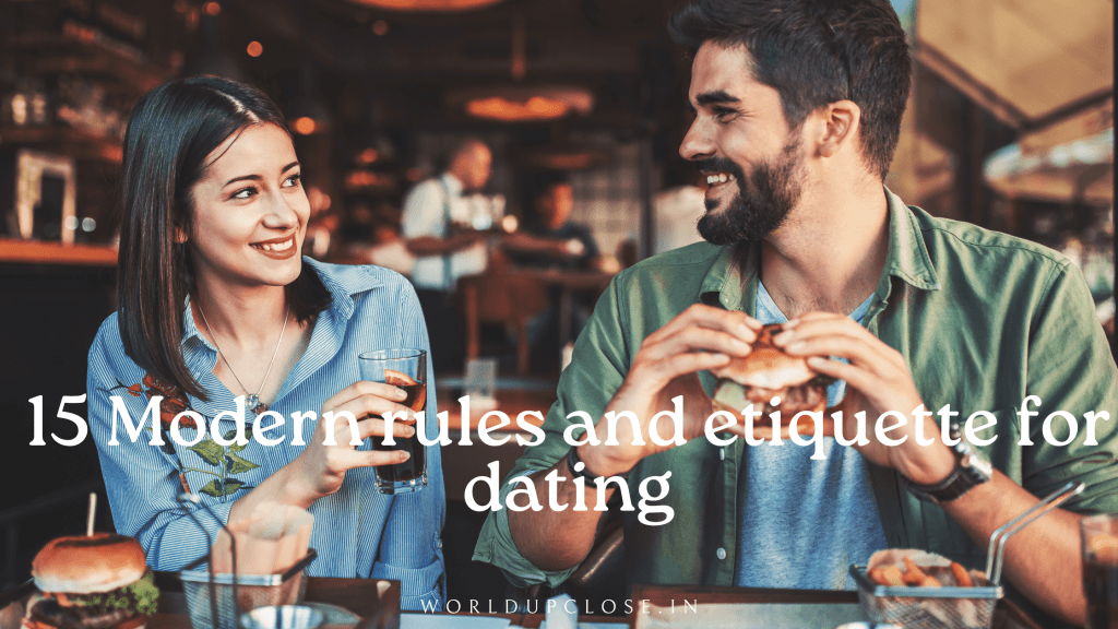 15 Modern procedures and etiquette for dating