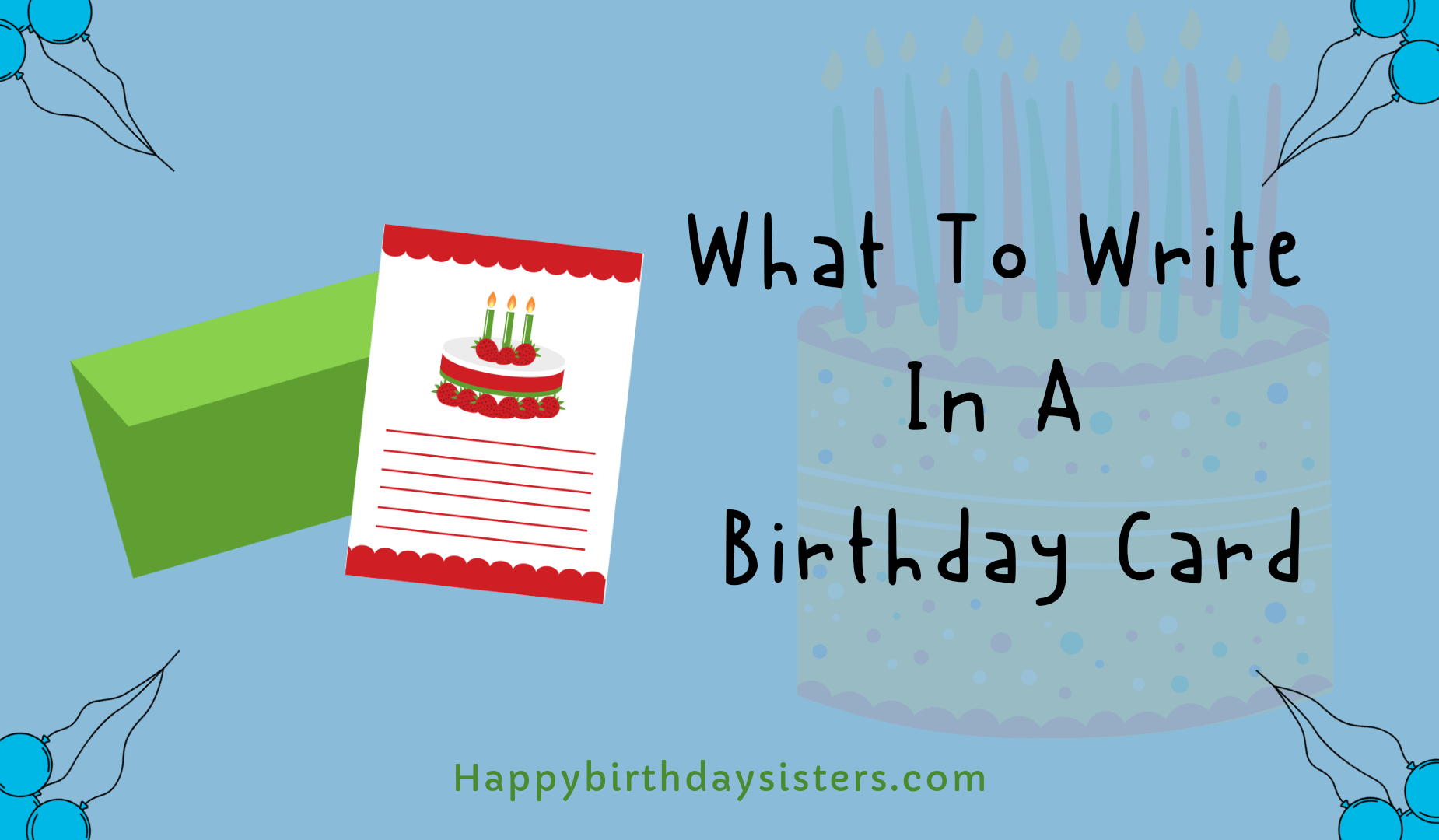 What To Compose In A Birthday Card for a pal